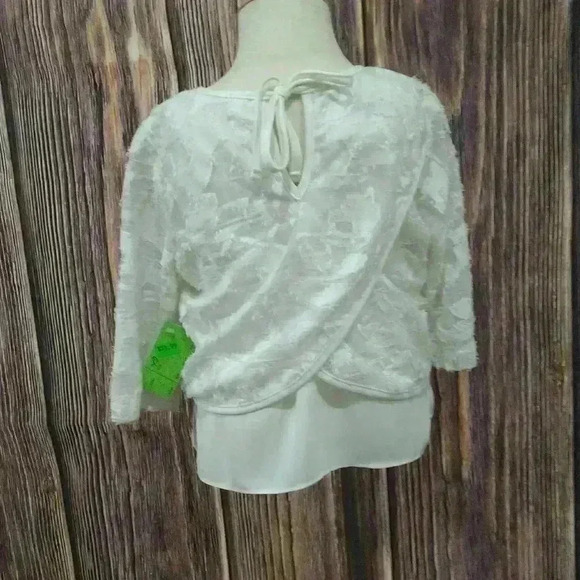 White sheer Blouse - Picture 3 of 7